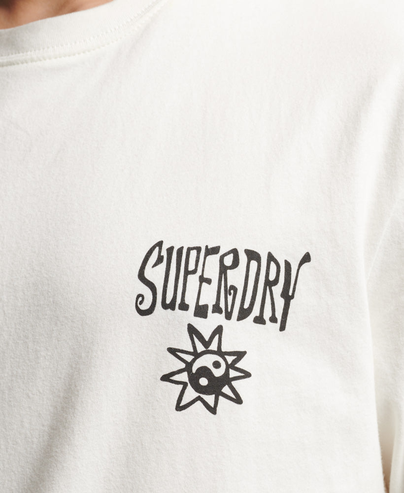 Vintage Tribal Surf T-Shirt | Off White