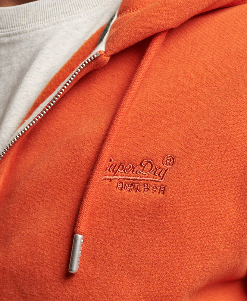 Essential Logo Ziphood | Denim Co Rust Orange