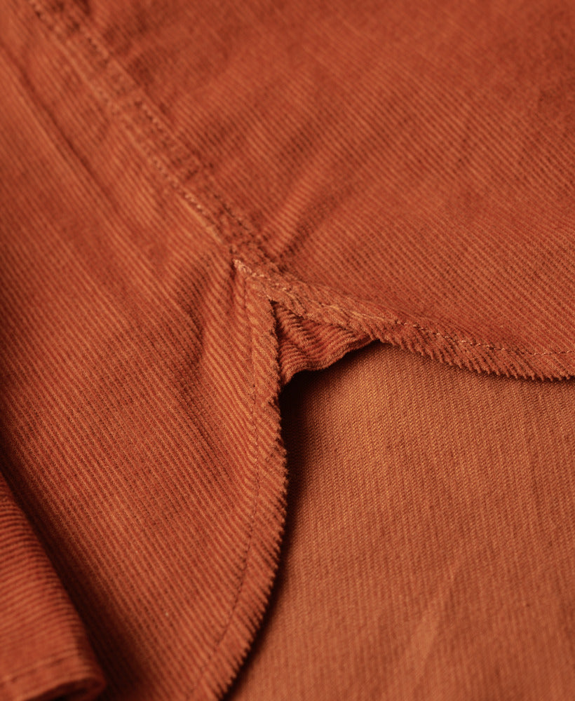 Trailsman Relaxed Fit Corduroy Shirt | Clay Orange