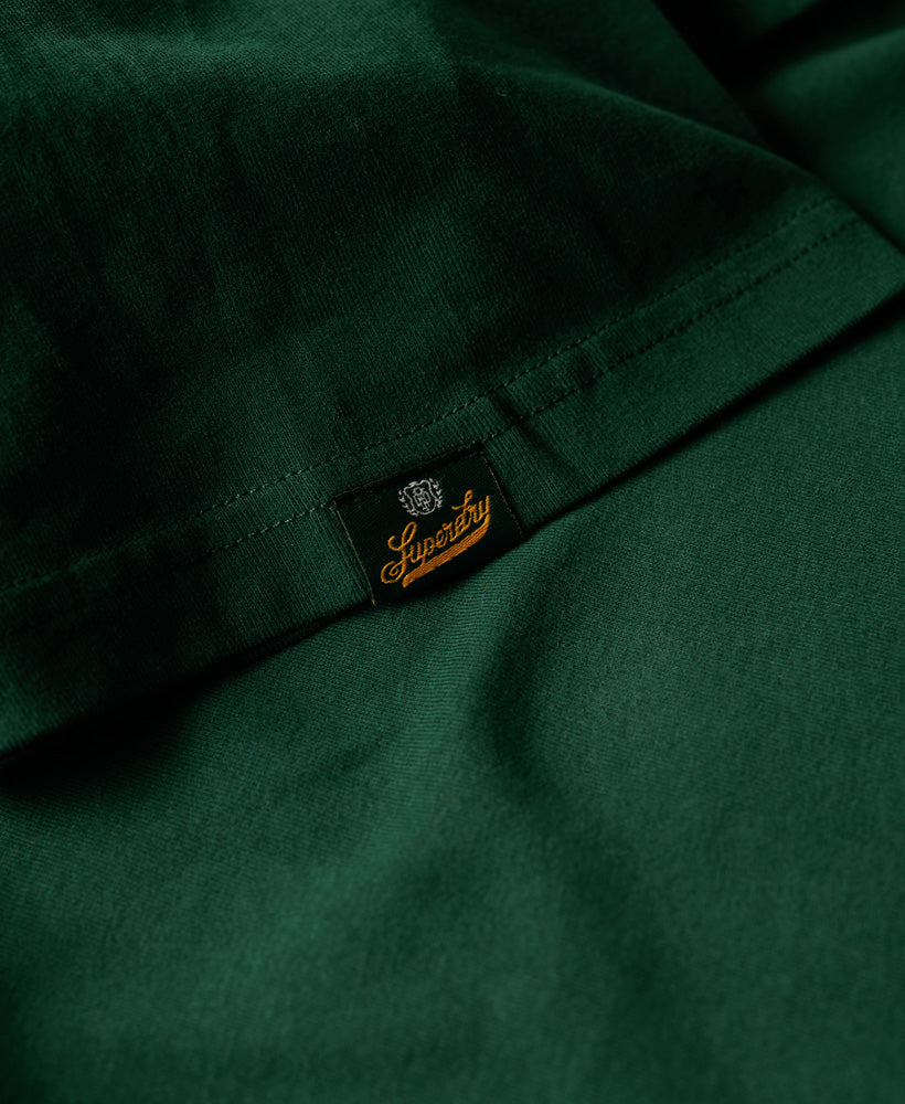 Vintage Logo Premium Goods T Shirt | Enamel Green