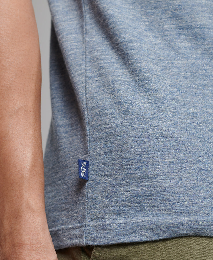 Essential T Shirt | Creek Blue Grit Grindle – Superdry