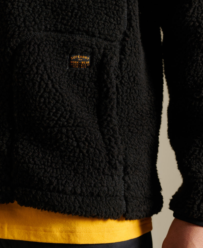 Sherpa Workwear Jacket | Bison Black