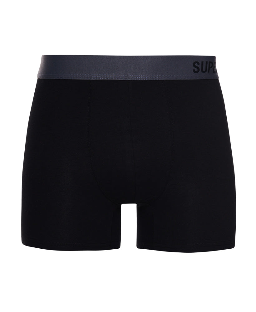 Boxer Offset Double Pack | Black/Charcoal