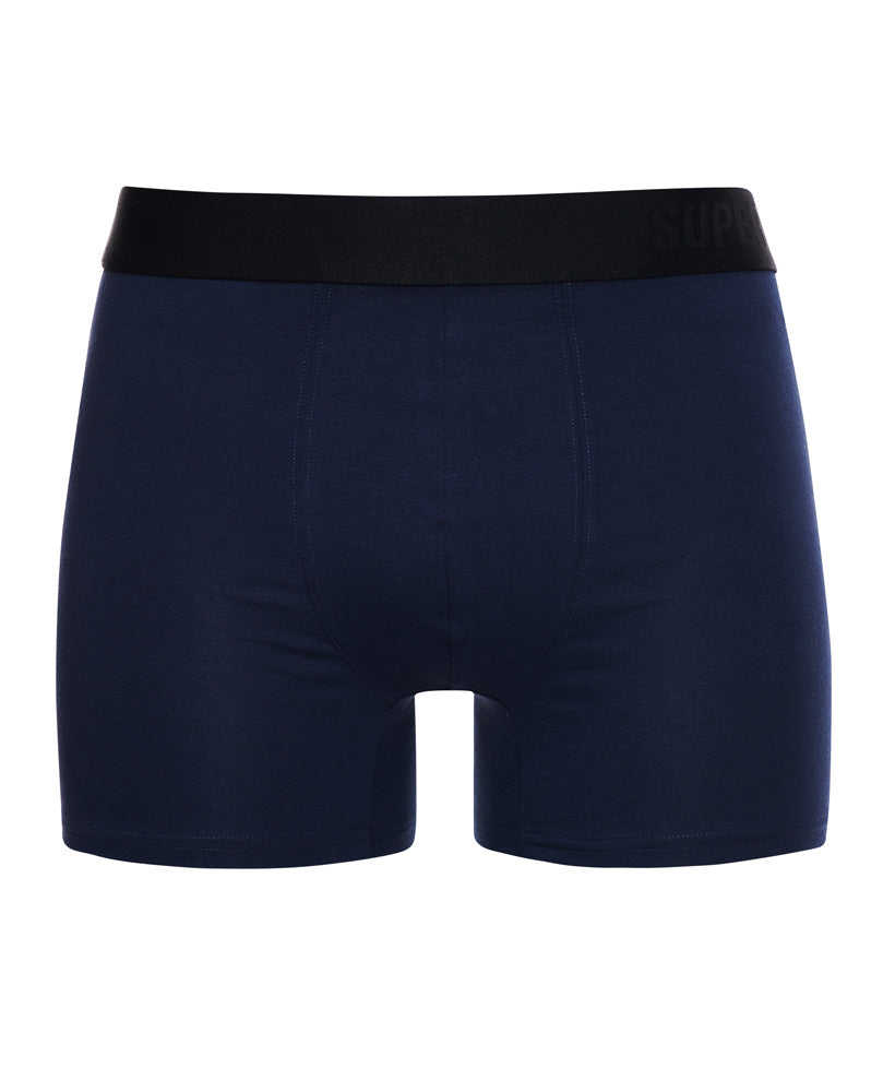 Boxer Offset Double Pack | Navy/Burgundy