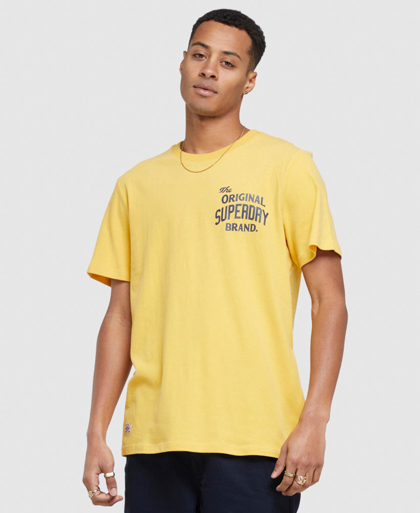 Vintage Workwear Chest T Shirt | Pigment Yellow