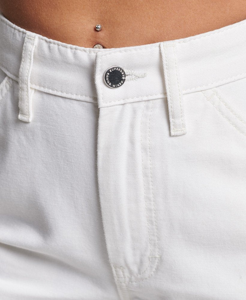 High Rise Carpenter Pants | Ecru 30