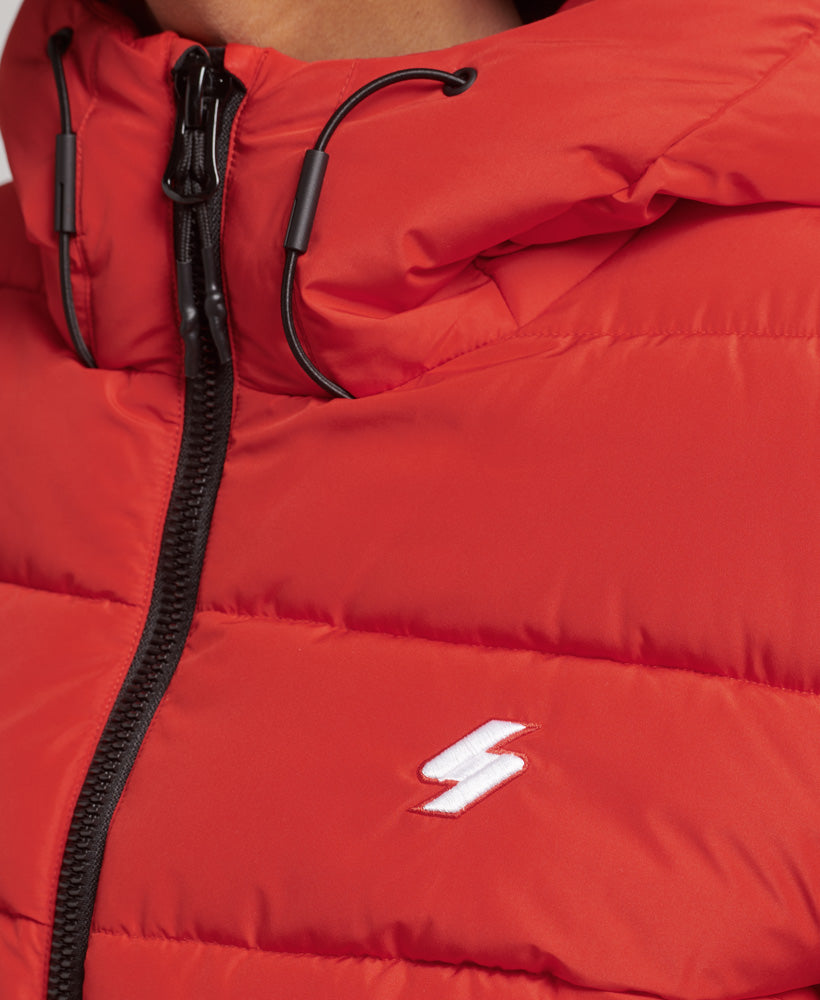 Hooded Spirit Sports – Superdry Puffer Jacket Bright Red 