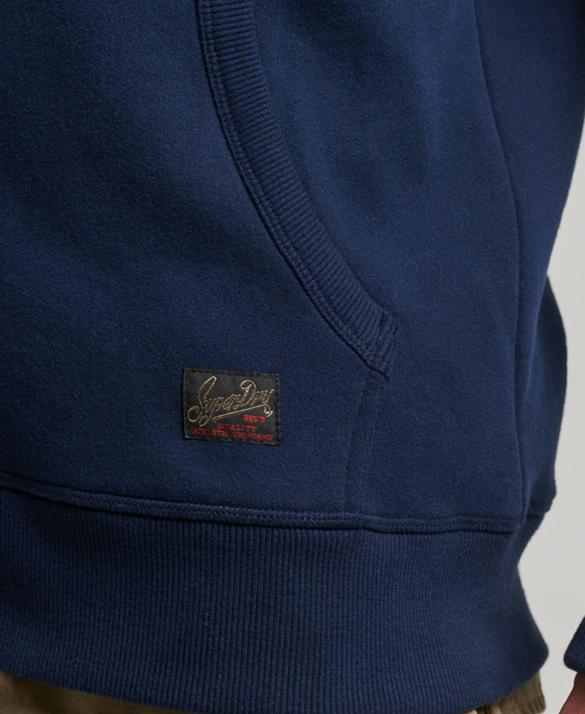 Vintage Collegiate Zip Hoodie | Rich Navy – Superdry