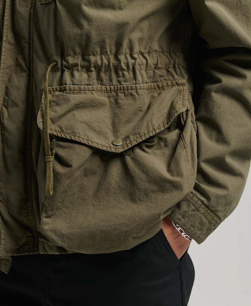 Vintage Hooded Deck Jacket | Authentic Khaki – Superdry