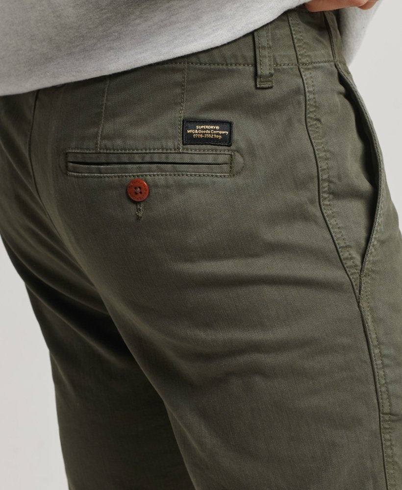 Officers Slim Chino Trousers | Surplus Goods Olive 32