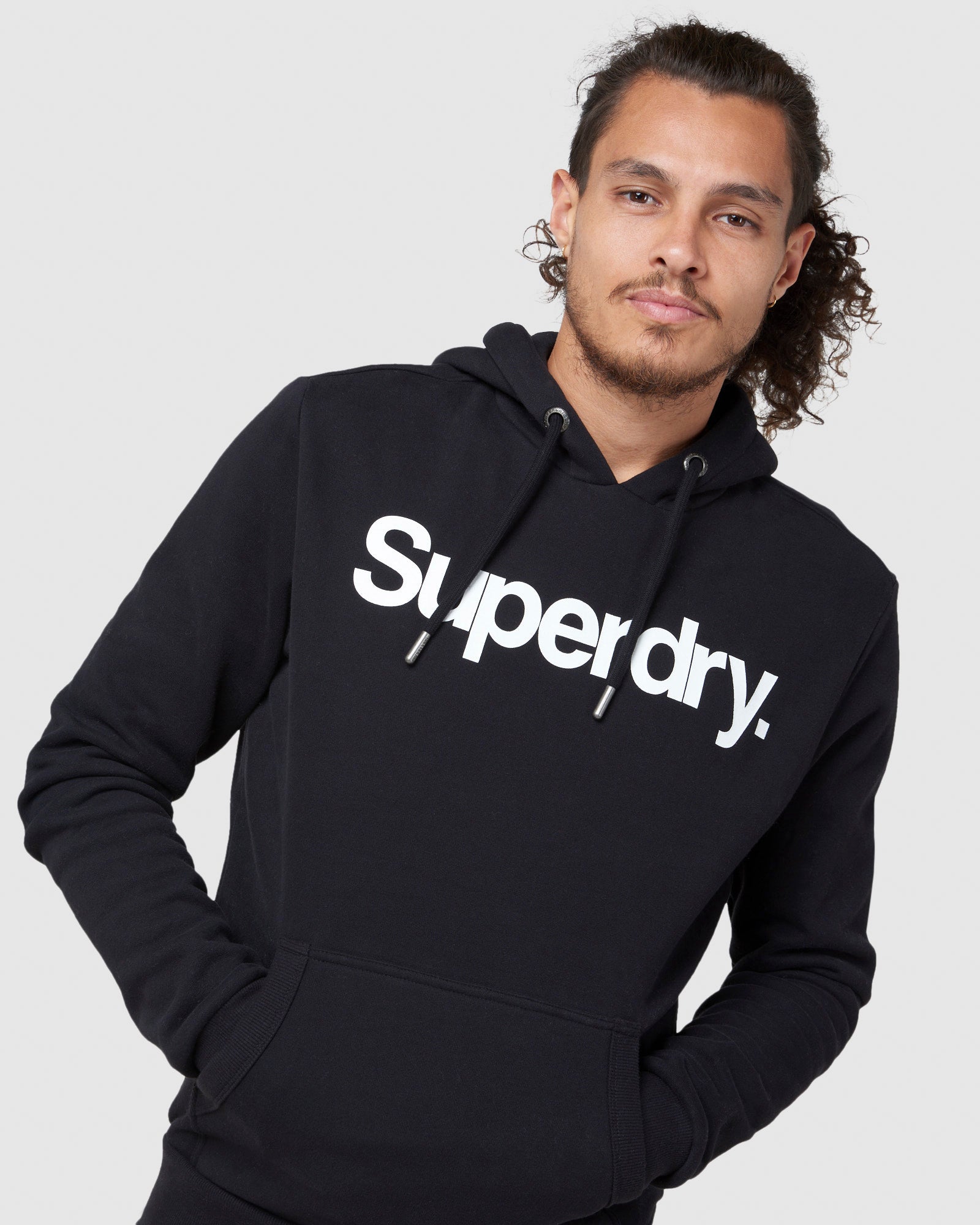 Core Logo Hoodie | Black