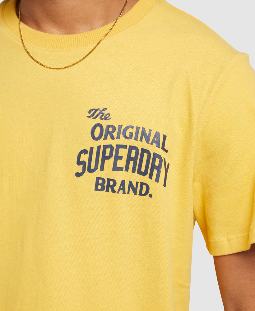 Vintage Workwear Chest T Shirt | Pigment Yellow – Superdry