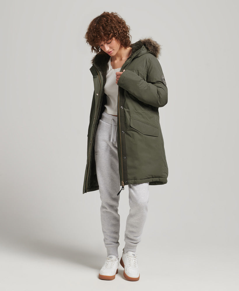 Down Everest Parka | Dark Khaki – Superdry