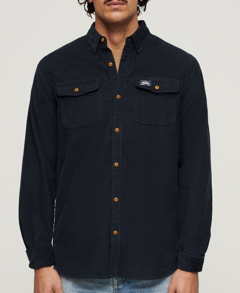 Trailsman Relaxed Fit Corduroy Shirt | Eclipse Navy