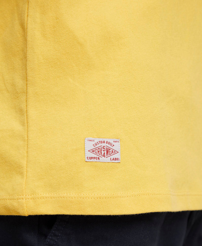 Vintage Workwear Chest T Shirt | Pigment Yellow – Superdry