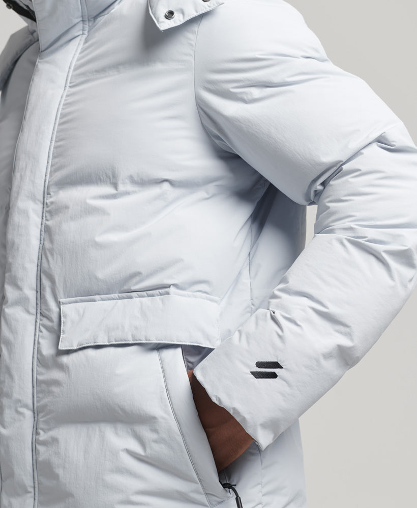 Short Boxy Puffer Jacket | Arctic Ice
